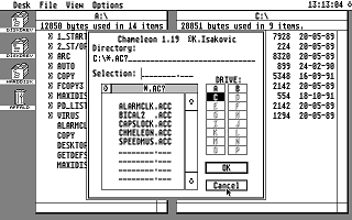 ST-OP Velkommen Disk atari screenshot